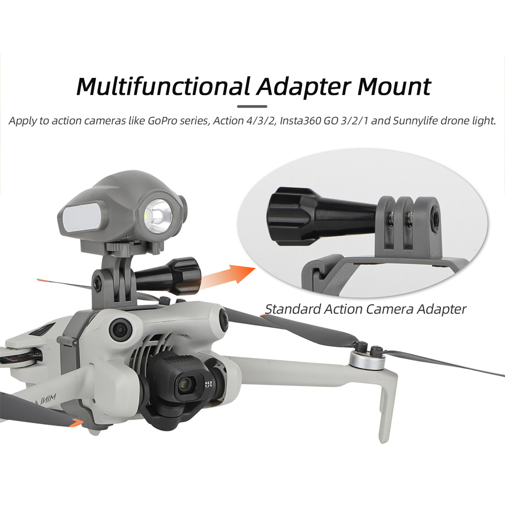 ユニバーサルスクリューアダプターマウントブラケットナイトドロ - Dji Drone Mini 4 Pro のレビューと価格